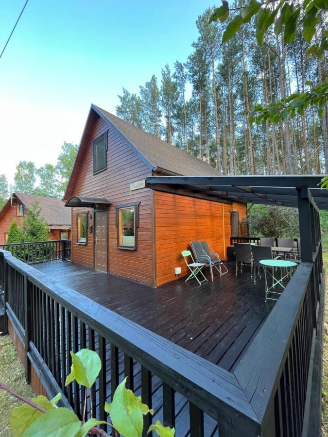 Domek Caloroczny Hawaje Nad Jeziorem Kazub Cieciorka Exterior photo