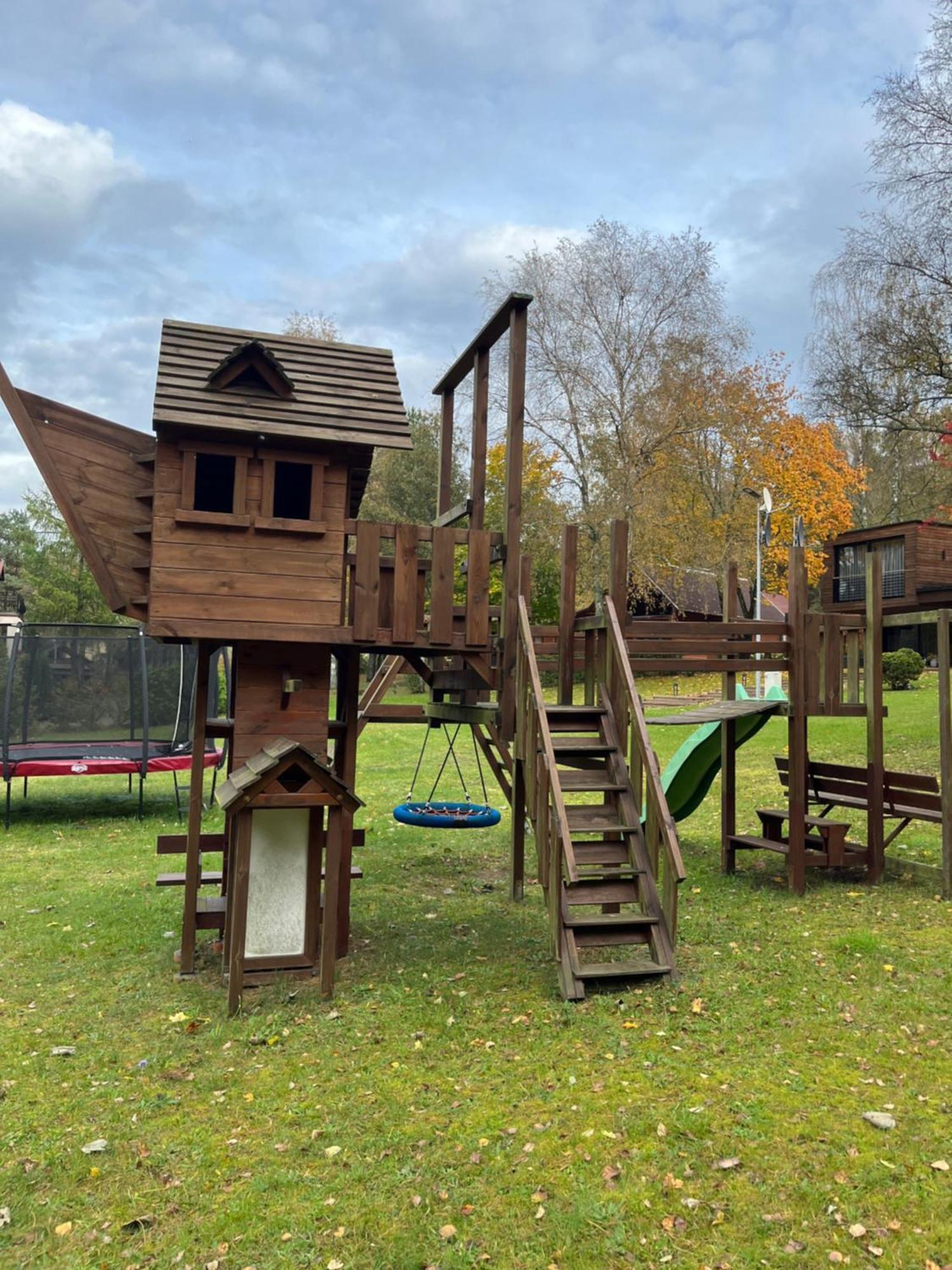 Domek Caloroczny Hawaje Nad Jeziorem Kazub Cieciorka Exterior photo